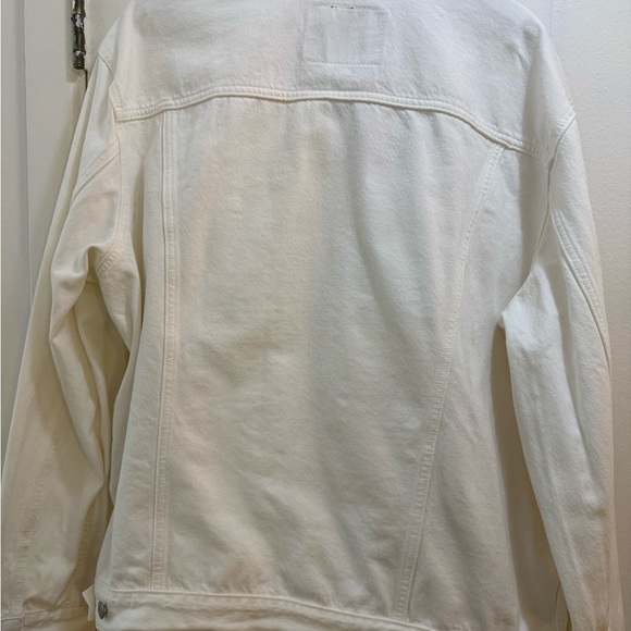 Levi's Men's White Denim Jacket Excellent Condition Size XXL Vintage Y2K Red Tab - Picture 10 of 15